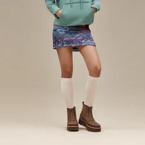 NEW UGG® Australia CityFunc Zip Platform Boots - Leather For Women 1125 8s4 - Picture 1 of 7